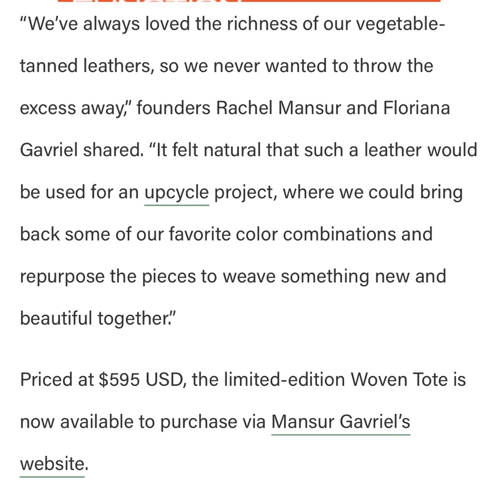 mansur gavriel black & blue tote bag - Picture 2 of 12